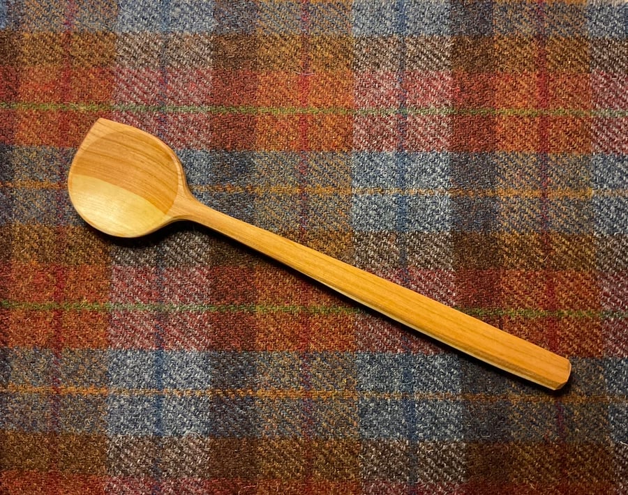 Natural Cherry Wood Cooking Spoon