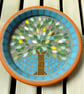 Spring Jewel Tree Mosaic Garden Bird Bath