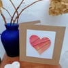 Heart Greetings Card, Anniversary Card