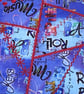 Cushion Cover - Music Themed Crazy Patchwork - Image 5