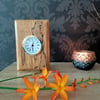 Clock wooden mantel bedside clock  office Reserved for Claire