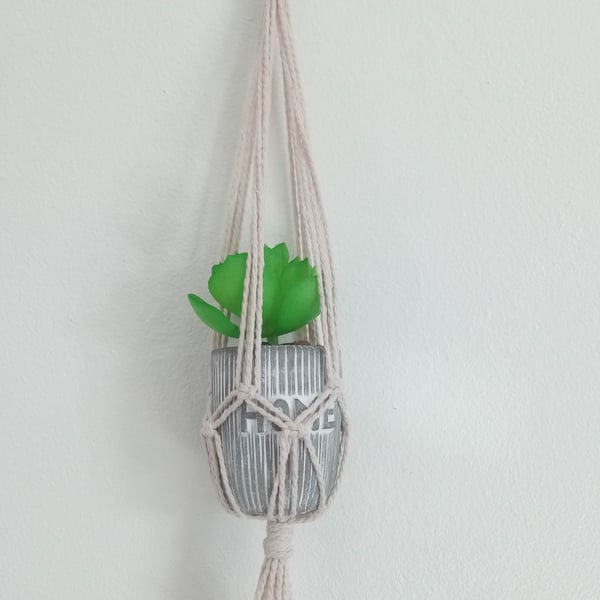 Mini Macrame Plant Holder