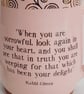Handmade Pink Terracotta Mug: Kahlil Gibran Quote - Image 5