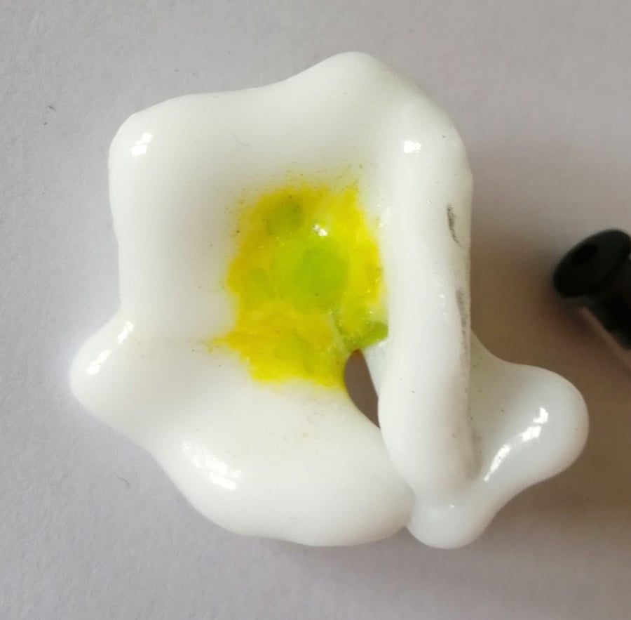 Wild flower Fused Glass Brooches