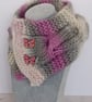 Neck Warmer - Scarf - Cable Knit Neck Warmer - Image 2