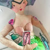 Mernapause: a menopausal mermaid art doll of a certain rage