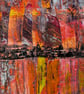 Abstract Acrylic Painting on Paper - Image 3