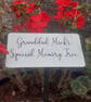  Memorial Tree plaque Dedication tree marker Memorial tree Plaque Remembrance  - Image 3