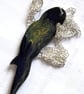 pendant - parrot: yellow over dark blue - Image 1