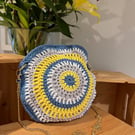 Round Crochet Shoulder Bag