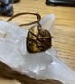 Tiger's Eye Pendant - Wire Wrapped Crystal Pendant