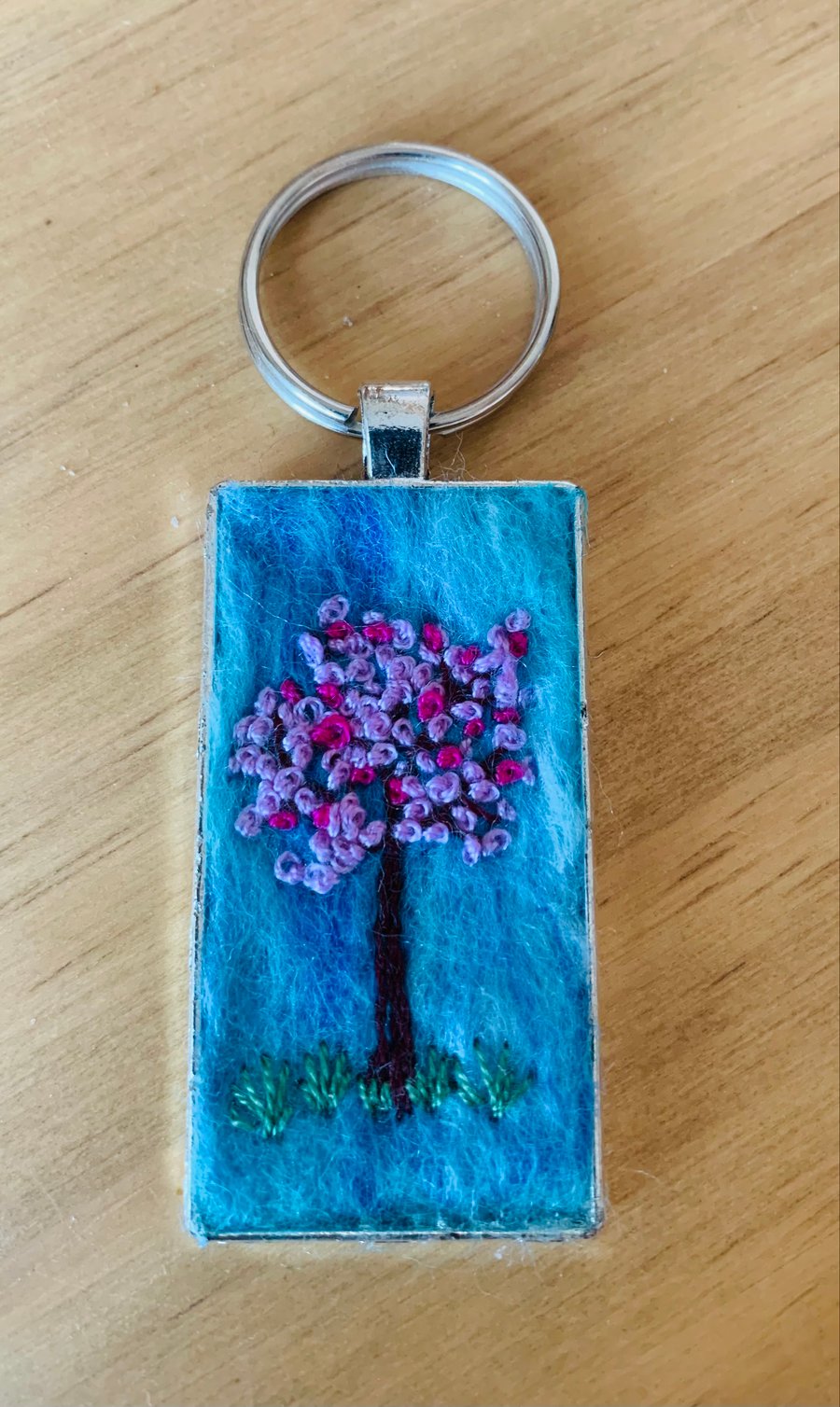 Blossom tree key ring