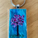 Blossom tree key ring