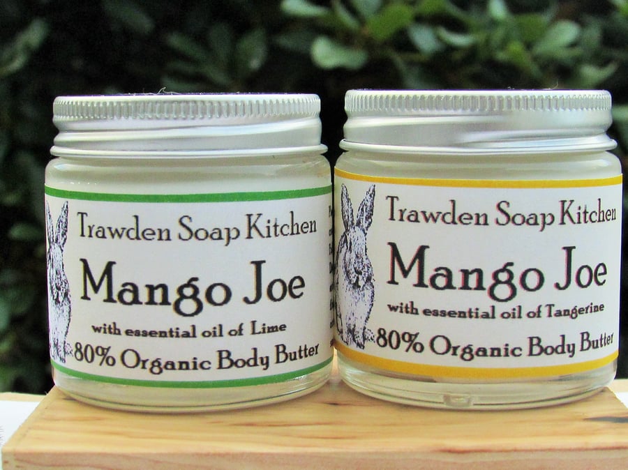 Mango Joe , decadent body butter,  organic vegan moisturiser, preservative free