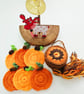 Pumpkin Gift Set, Coasters and Wind Spinner - Image 1
