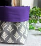 Oilcloth Storage Pots. Gift Hamper Baskets - Image 5