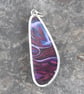 Swirly purple bowlerite pendant - Image 3
