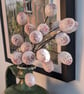 Perfectly Imperfect Ceramic Clover Flowers x 3, Muted Pink Meadow Red Clover - Image 1