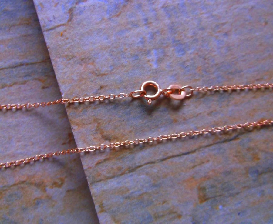 Rose Gold Vermeil Trace Chain