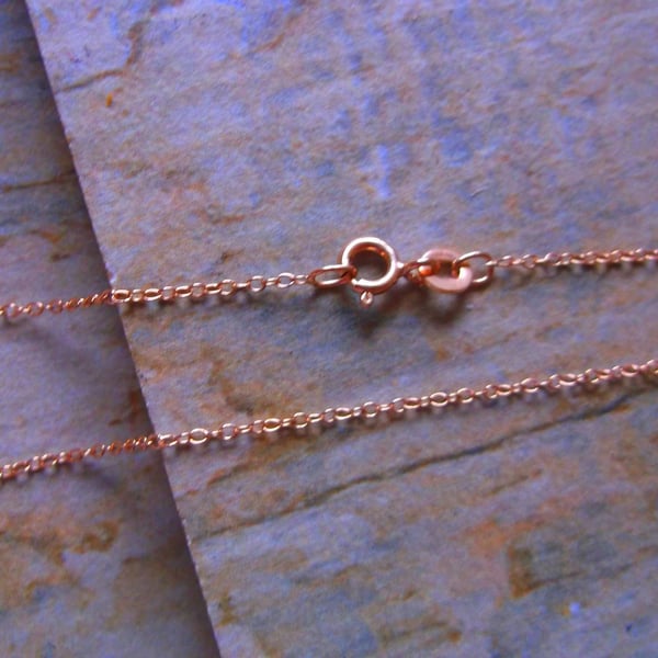 Rose Gold Vermeil Trace Chain
