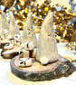 Nordic ceramic Santa scene - Image 2