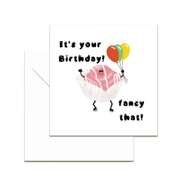 French fancy birthday card