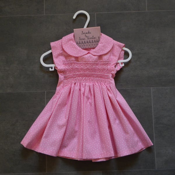 Smocked Dress size 6 months