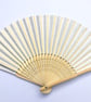Unique handmade Fan, using recycled map paper, map shows Denbighshire in Wales - Image 5