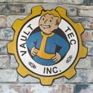 Fallout wooden sign 