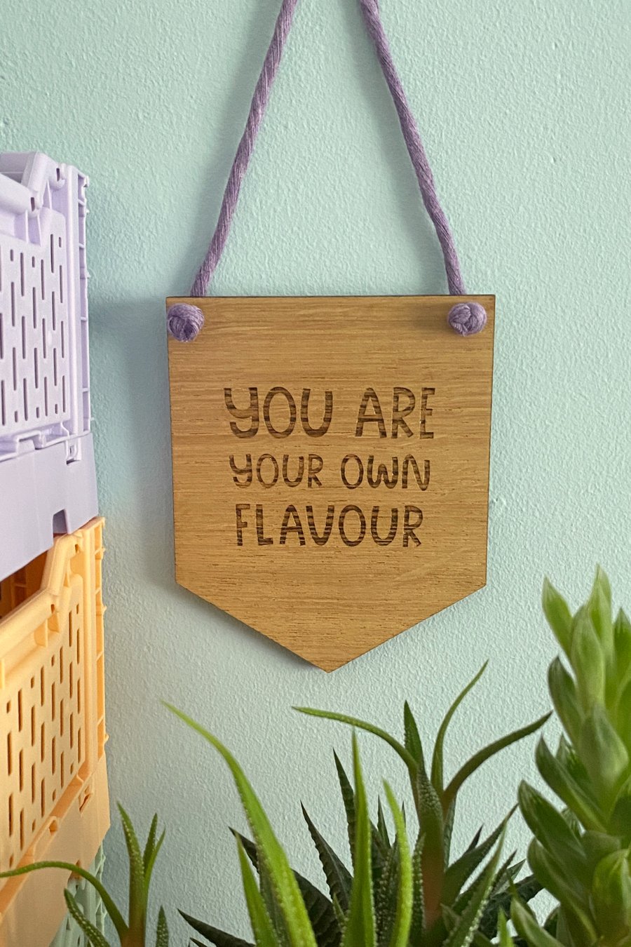 Oak wooden sign with motivational quote for her, unique gifts for gardeners