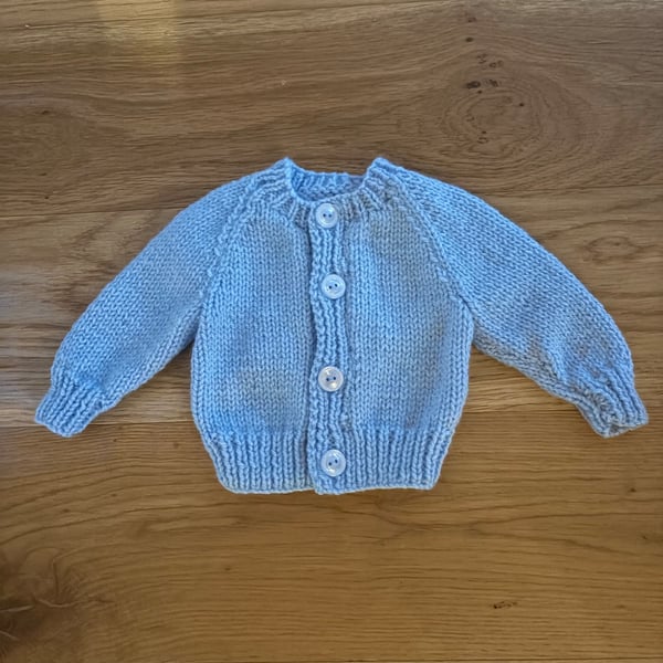Baby crew neck cardigan 