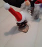 Pine Cone Christmas Gonk decoration with White Nose - Image 2