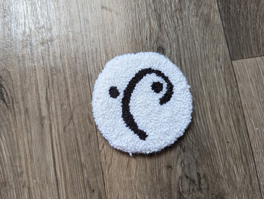 Moon Glyph 'Energy' Mug Rug Decor 
