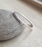 Silver stacking ring, Skinny ring, Minimalist jewellery - Image 5