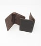 Brown leather slim bifold wallet - Image 2