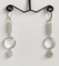 Sterling Silver Clear Quartz Earrings - Image 1