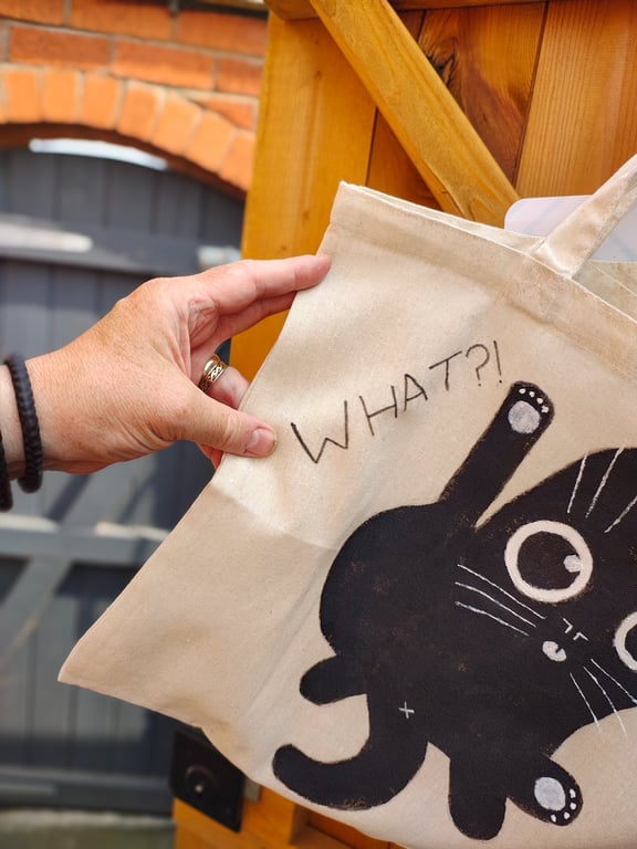 Free hand painted tote bags 