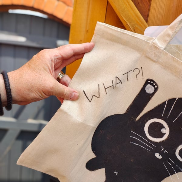Free hand painted tote bags 