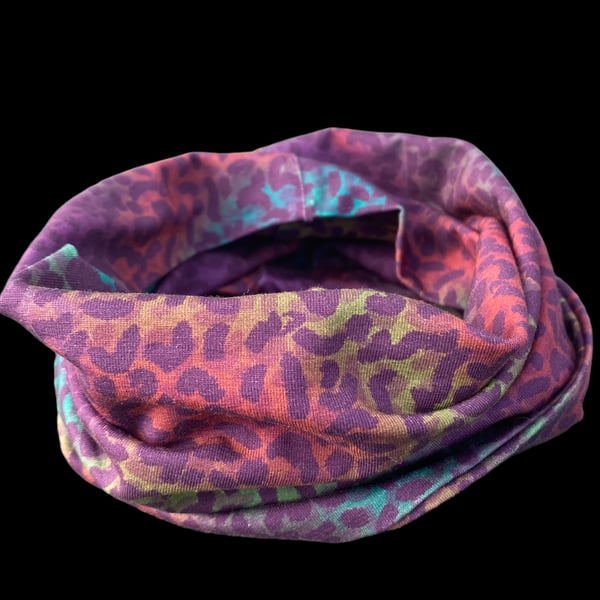 Multicoloured Animal print Cotton Neck Warmer (Kids and S, M & L Adult sizes)