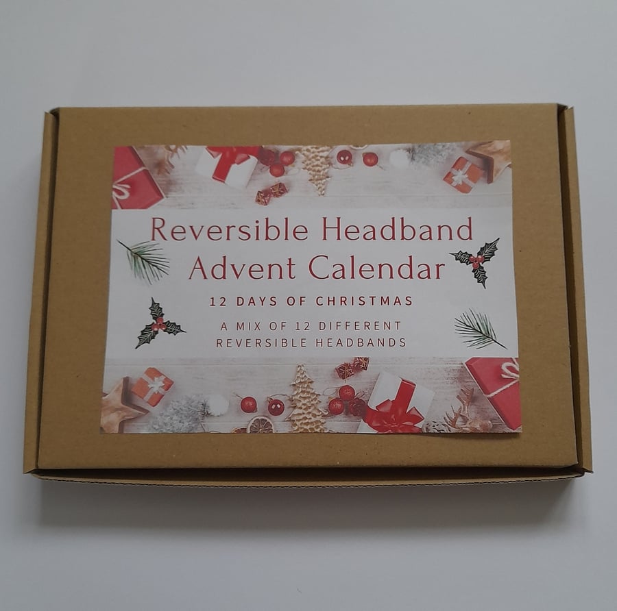 Reversible Headband Advent Calendar