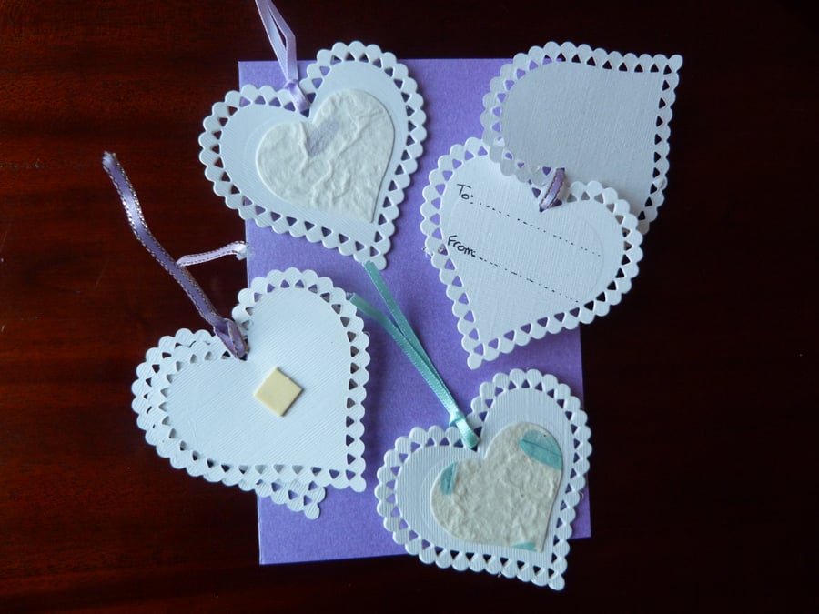 Pretty Heart Shaped Gift Tags