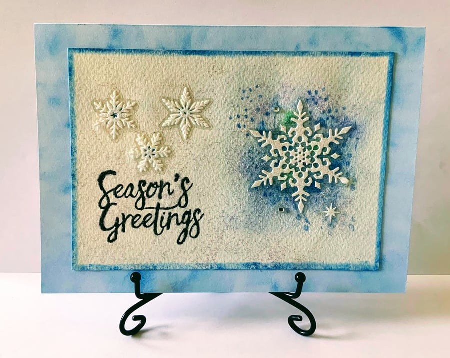 Snowflake Festive Card