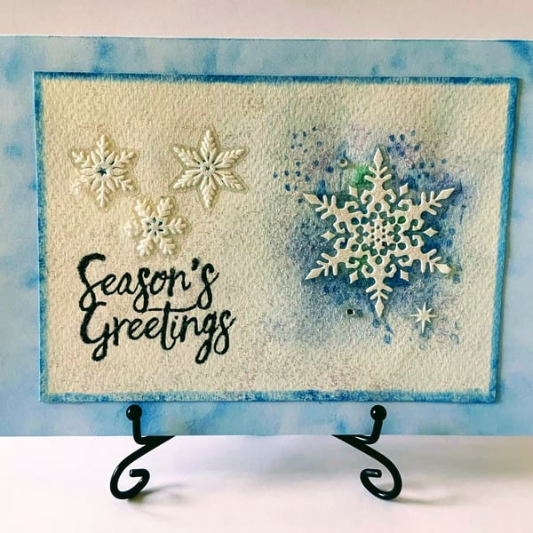 Snowflake Festive Card