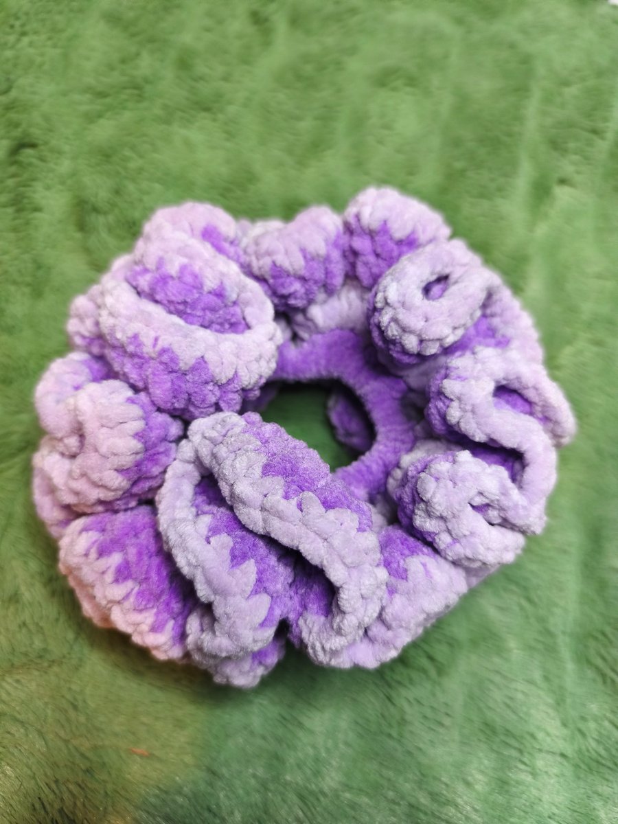 Lilac & Parma Violet Extra Large Scrunchies Hair Tie