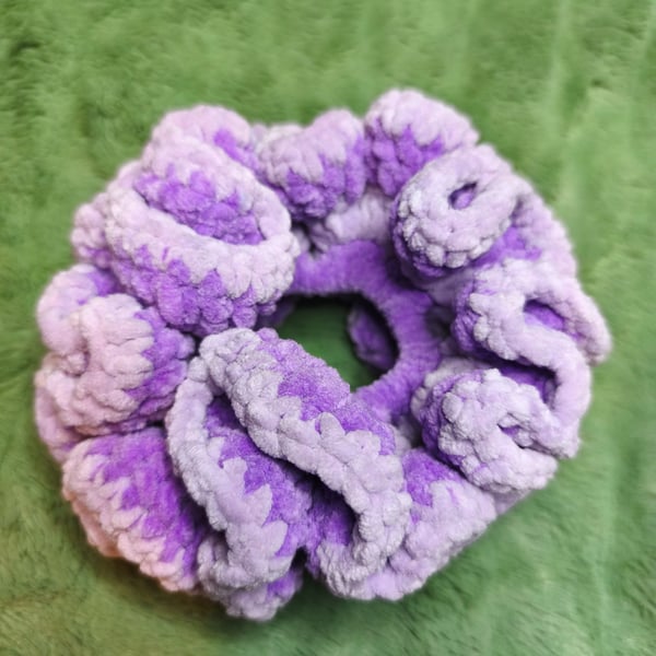 Lilac & Parma Violet Extra Large Scrunchies Hair Tie