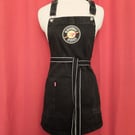 Black Denim Upcycled Craft Apron