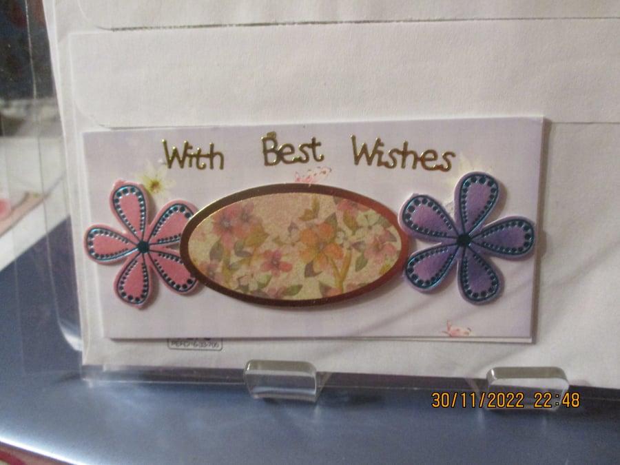 With Best Wishes Small Card