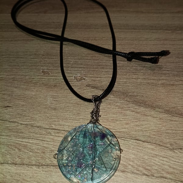 Handmade necklace unique quirky for gothic pagan 