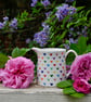 Love Hearts Milk Jug - Hand Painted - Image 3