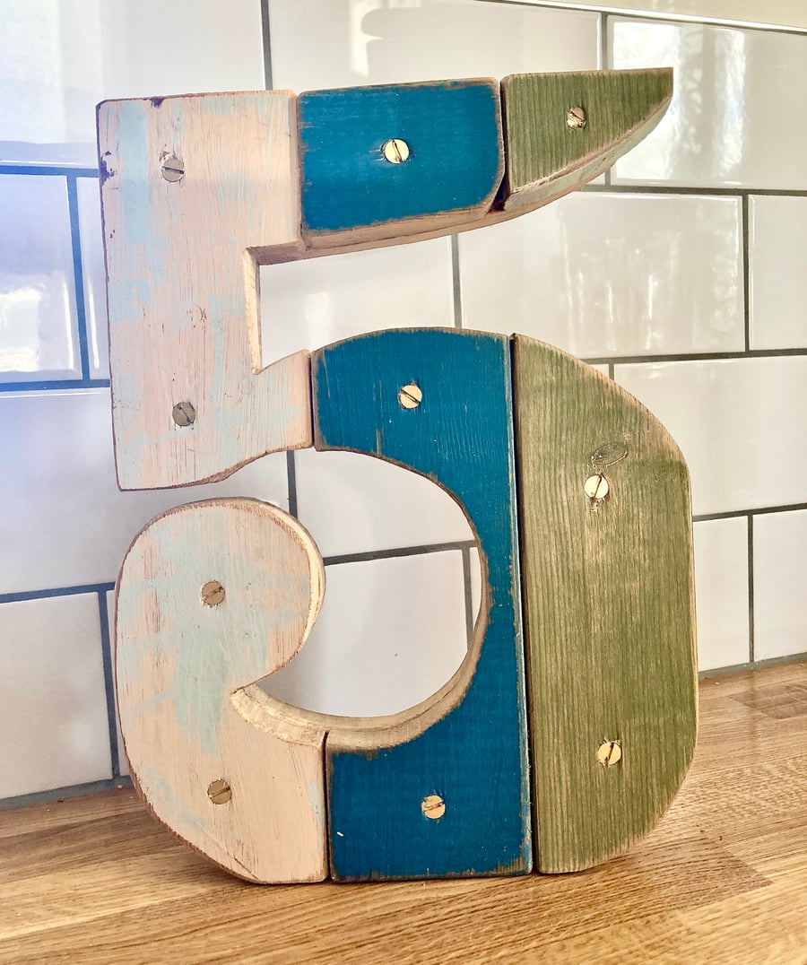Reclaimed Rustic Number 5